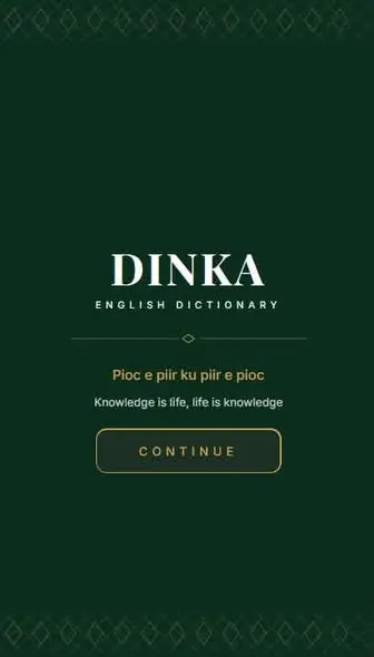 Dinka - English Dictatory's home page
