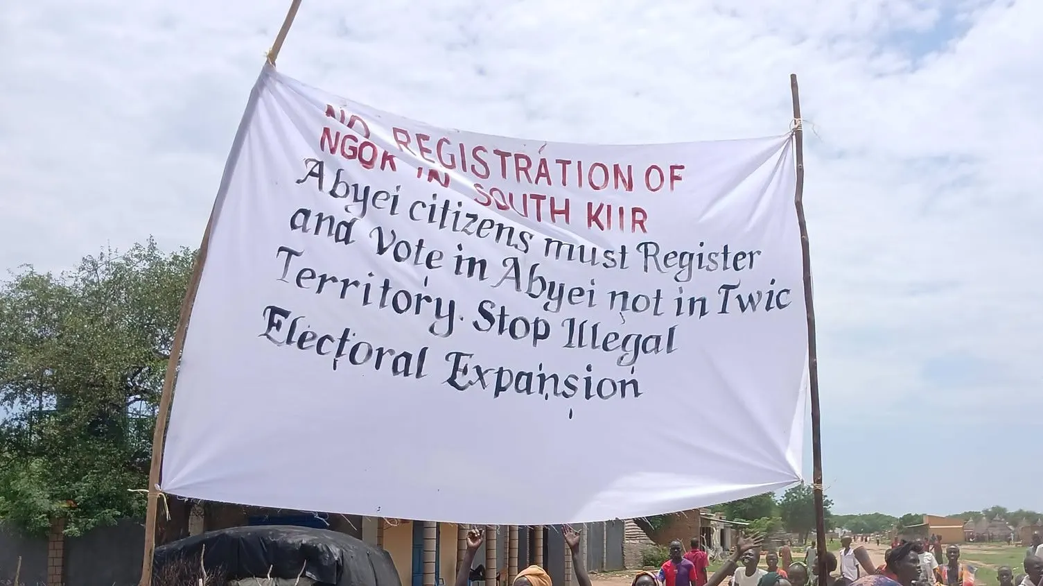 Twic Mayardit Residents Take to the Streets as Community Leadership Rejects NEC Mapping and Warns of Escalating Tensions